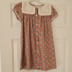 Floral Dress with Peter Pan Collar